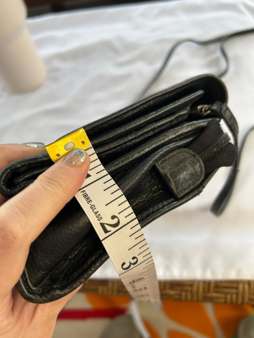 Vintage Brighton Black & Croc Embossed Leather Crossbody – Retired Style